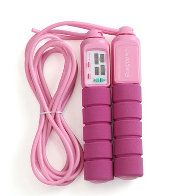 Fitness Jump Rope ABS Ręcznik Utrata masy ciała Ręka do skakania do domu Fitness Loop Counter Do 9999 OK-168 Błękitny