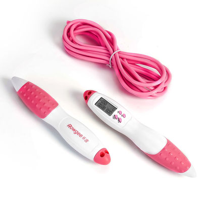 Fitness Jump Rope Regulable 2.5M Pink Jumping Rope For High and Low Intensity Aerobic Exercise JP-100