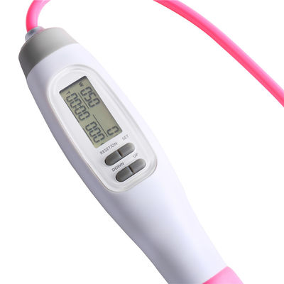 Fitness skoków liny 2,8m odliczanie czasu ustawienia ASJ-01 Pink Fat Loss skoków liny dla handlowych w domu siłowni