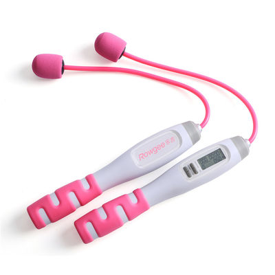 Fitness skoków liny 2,8m odliczanie czasu ustawienia ASJ-01 Pink Fat Loss skoków liny dla handlowych w domu siłowni