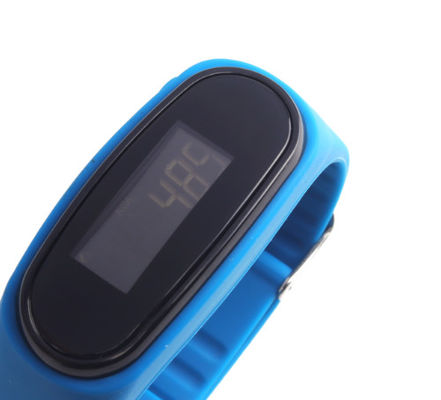 Ciemno-niebieski ABS Mężczyźni Pedometer Watch Pedometer Fitness Tracker 36g