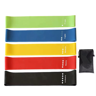 Sport Yoga Mini Butt Strength Customized Latex Exercise Resistance Fitness Loop Bands Set