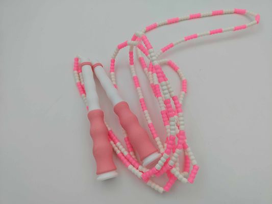 Różowy kolor Unisex Bambus Sport Skakiwanie liny Ćwiczenia Skakiwanie liny dla dziecka nastolatka