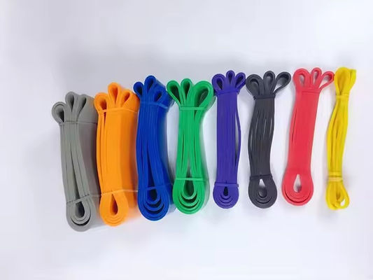 Pas fitness z lateksu Pas fitness z ciągnikiem Pas yoga Zestaw pasów odpornościowych do użytku domowego