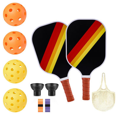 Fiberglass Pickleball Paddles Set dla dorosłych z 2 rakietami 4 kulkami i torbą
