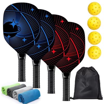 Rakieta do Pickleball Drewniana rakieta do Pickleball Zestaw rakiet do Pickleball Sporty na świeżym powietrzu Wiosła do Pickleball