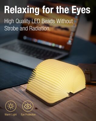 Mini Led Night Light Przeładowalne światło do czytania książki Światło do książki składane Światło LED Światło USB Światło nocne