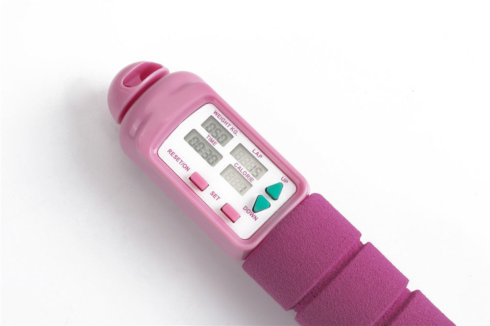 Fitness Skump Rope Unisex Gym Fitness Skumping Rope OK-168 Z Loop Counter Do 9999 I Kolorowy Design
