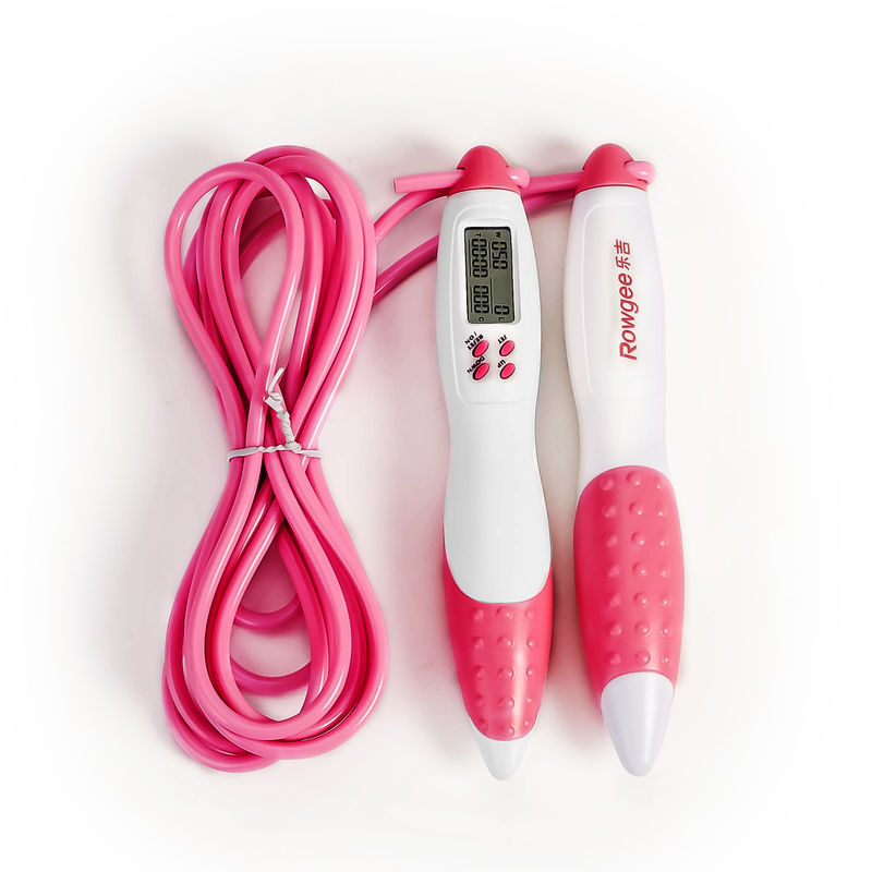 Fitness Jump Rope Regulable 2.5M Pink Jumping Rope For High and Low Intensity Aerobic Exercise JP-100