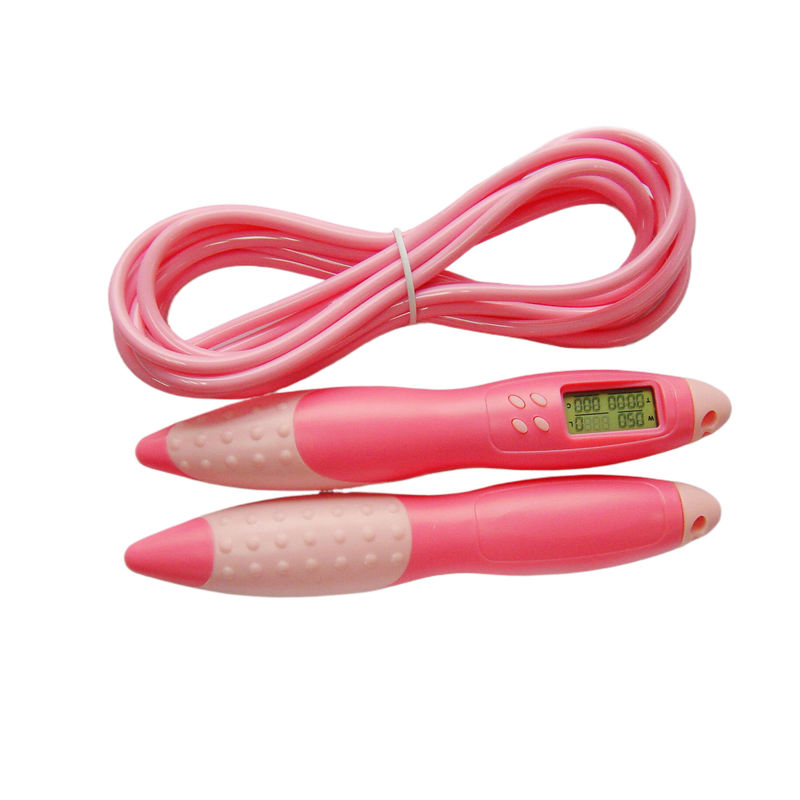 Fitness Jump Rope JP-100 All Pink Weight Bearing Aerobics Skipping Rope Personalizowany kolor i znak towarowy