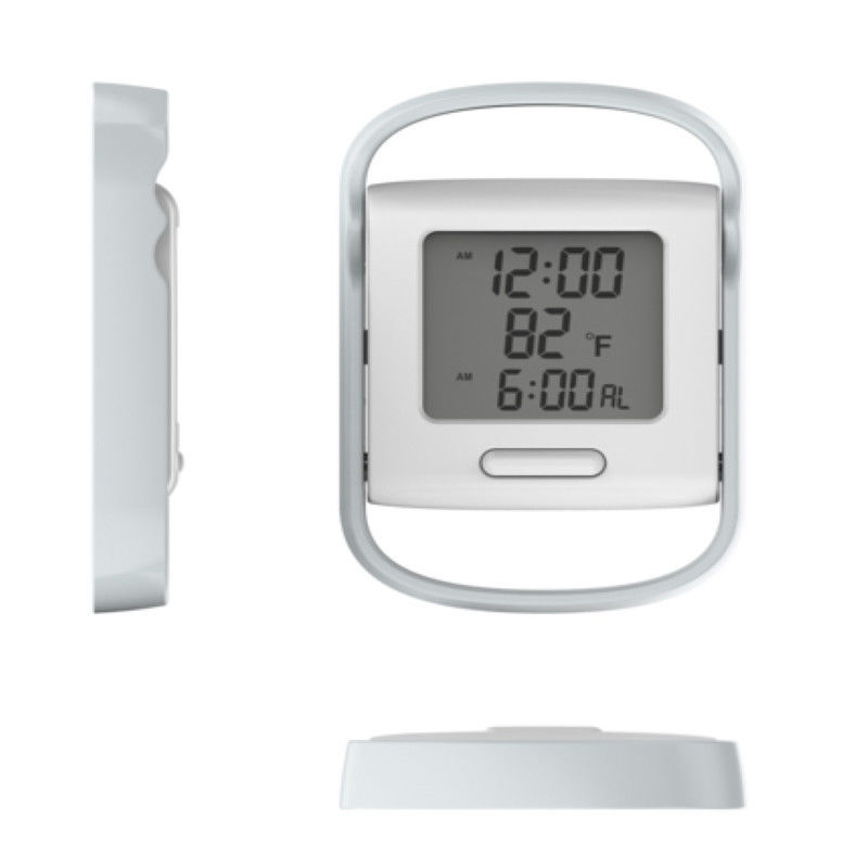 LCD Mini Digital Clock Z Sekundami Zegarek przy łóżku dla rodziny i modnego projektu